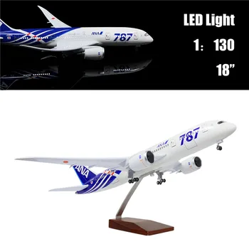 46CM 1:130 Diecast Airplane Model All Nippon Boeing 787 with LED Light(Touch or Sound Control)Plane for Decoration or Gift
46CM 1:130 Diecast Airplane Model All Nippon Boeing 787 with LED Light(Touch or Sound Control)Plane for Decoration or Gift