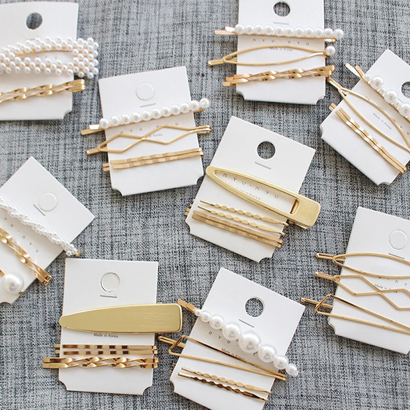 3Pcs/set Women Pearl Metal Gold Color Hair Clip Hairband Hairpin Girls Hair Accessories Beauty Styling Tools Fashion
3Pcs/set Women Pearl Metal Gold Color Hair Clip Hairband Hairpin Girls Hair Accessories Beauty Styling Tools Fashion