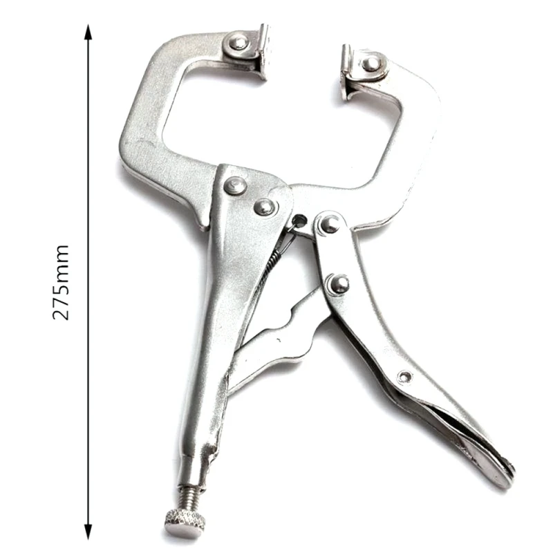 Alloy Steel C-type Clamp Vise Grip Welding Locking Quick Pliers Round Wooden Locator Clips Tools 1 Plier
Alloy Steel C-type Clamp Vise Grip Welding Locking Quick Pliers Round Wooden Locator Clips Tools 1 Plier