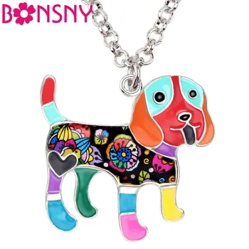 Bonsny Statement Enamel Happy Beagle Dog Necklace Alloy Collars Pendant Cartoon Animal Jewelry For Women Girls Pet Lovers Gift
Bonsny Statement Enamel Happy Beagle Dog Necklace Alloy Collars Pendant Cartoon Animal Jewelry For Women Girls Pet Lovers Gift