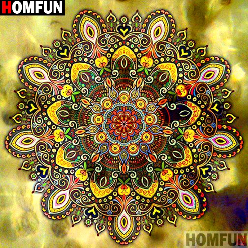 HOMFUN Full Square/Round Drill 5D DIY Diamond Painting "Religious Mandala" 3D Embroidery Cross Stitch 5D Decor Gift A13208
HOMFUN Full Square/Round Drill 5D DIY Diamond Painting "Religious Mandala" 3D Embroidery Cross Stitch 5D Decor Gift A13208