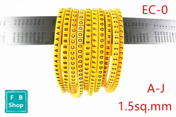500pcs EC-0 1.5sq.mm A-J ABCDEFGHIJ English Letter Flexible Print Sleeve Tube Label Network Wire Cable Marker
500pcs EC-0 1.5sq.mm A-J ABCDEFGHIJ English Letter Flexible Print Sleeve Tube Label Network Wire Cable Marker
