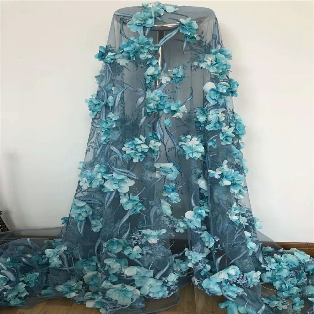 Latest African Aqua African Fashion Lace Aqua Embroidered 3d Flower French Fabric X462-2
Latest African Aqua African Fashion Lace Aqua Embroidered 3d Flower French Fabric X462-2