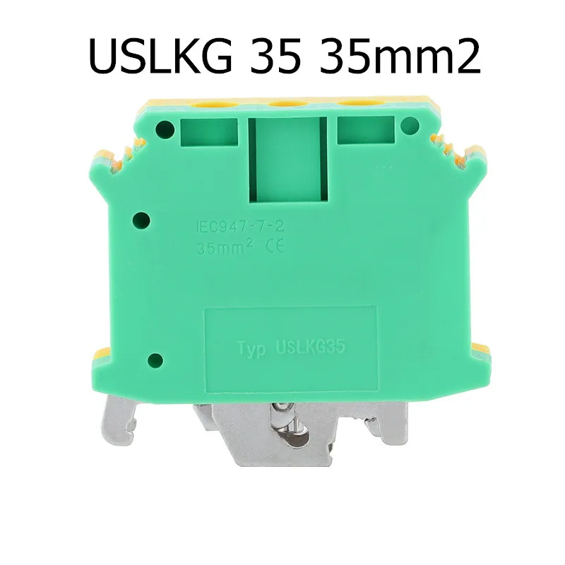 10Pcs/lot USLKG 35 Din Rail Ground Terminal Blocks PHOENIX Type 35mm2 Universal Wiring Connector Screw Terminal USLKG-35
10Pcs/lot USLKG 35 Din Rail Ground Terminal Blocks PHOENIX Type 35mm2 Universal Wiring Connector Screw Terminal USLKG-35