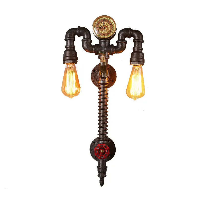 Creative retro personality clock wall lamp cafe bar lights industrial wind restaurant balcony loft wrought iron wall sconce bra
Creative retro personality clock wall lamp cafe bar lights industrial wind restaurant balcony loft wrought iron wall sconce bra