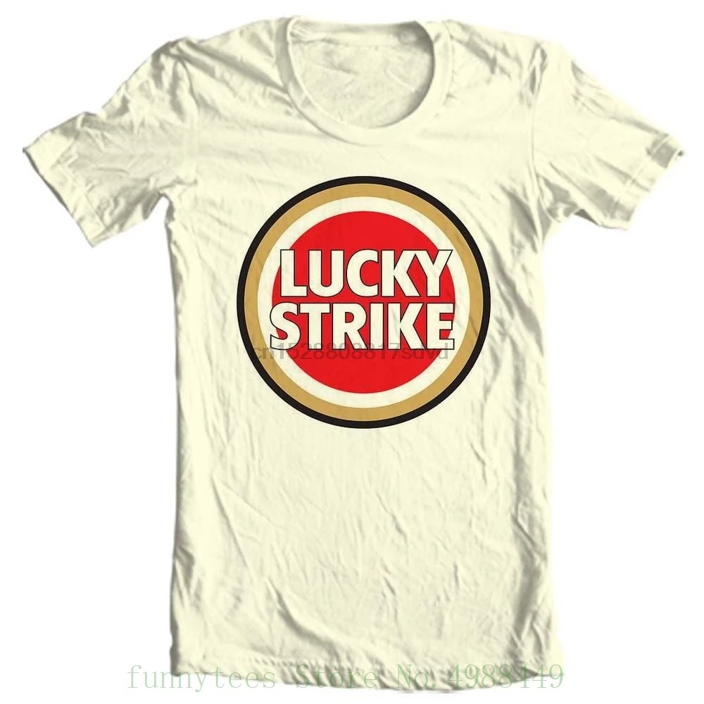 Lucky Strike Cigarette T Shirt Vintage Nostalgic Smoking Cotton Graphic Tan Tee Fashion Men T Shirts Round Neck
Lucky Strike Cigarette T Shirt Vintage Nostalgic Smoking Cotton Graphic Tan Tee Fashion Men T Shirts Round Neck