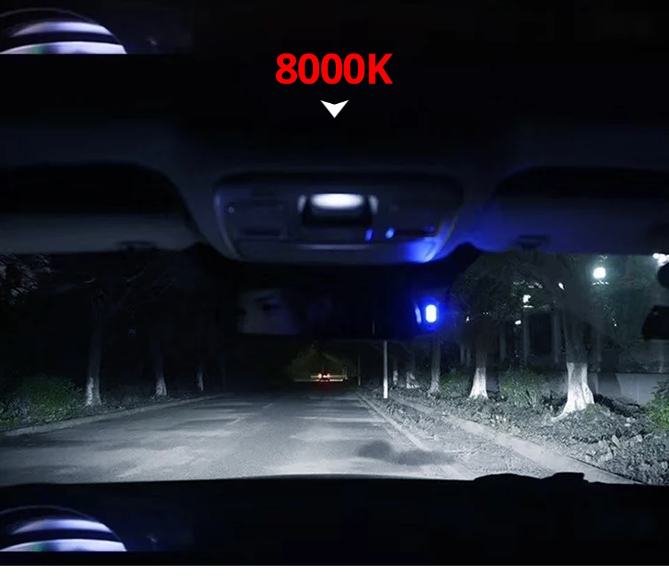 Foxcncar LED H7 3000K 4300K 6500K 8000K H4 LED Car Headlight canbus mini DOB 12V 10000LM 72W H1 H11 H8 9005 HB3 HB4 9006 9012 (10)