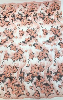 African Lace Fabric 2019 Embroidered Sequins Nigerian Lace High Quality Peach French Tulle Lace Fabric For Bridal Wedding Party
African Lace Fabric 2019 Embroidered Sequins Nigerian Lace High Quality Peach French Tulle Lace Fabric For Bridal Wedding Party
