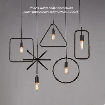 Industrial Vintage Pendant Lights,Geometry Retro Loft Style Pendant Lamps Hanging Lights,Lustres E Pendente De Teto
Industrial Vintage Pendant Lights,Geometry Retro Loft Style Pendant Lamps Hanging Lights,Lustres E Pendente De Teto