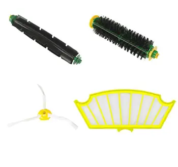 4 Pc/lot 3 Armed & Flexible Beater Brush + filter kit replacement for Irobot Roomba 500 527 528 555 560 562 570 572 580 581 590
4 Pc/lot 3 Armed & Flexible Beater Brush + filter kit replacement for Irobot Roomba 500 527 528 555 560 562 570 572 580 581 590