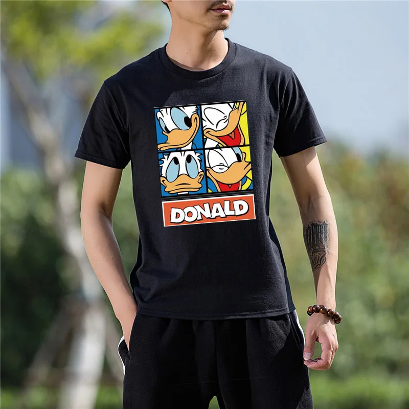 2019 Cotton Funny men t shirt Donald Duck T-Shirt for men tee shirt o-neck print short sleeve top tee
2019 Cotton Funny men t shirt Donald Duck T-Shirt for men tee shirt o-neck print short sleeve top tee