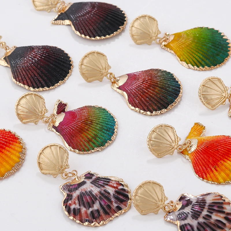 AENSOA 5 Colors Drop Shell Earring Brand Earring Colored Seashell Pendant Dangle Earrings For Women Fashion 2019 Ear Accessories
AENSOA 5 Colors Drop Shell Earring Brand Earring Colored Seashell Pendant Dangle Earrings For Women Fashion 2019 Ear Accessories
