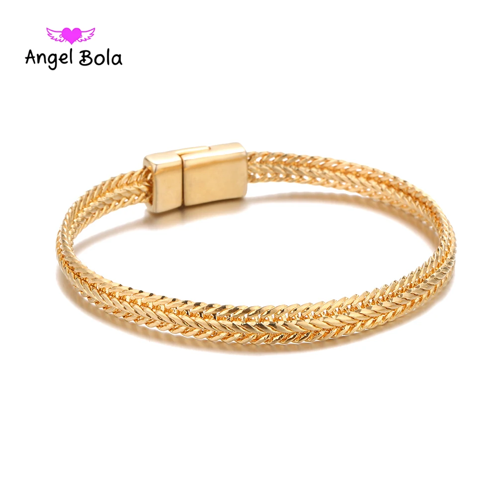 Fashion New Link Chain Gold and Rose Gold Bangle Women Heavy 5MM Wide Mens Buddha Bracelet 2018 Bicycle Chain Wristband B1019-6
Fashion New Link Chain Gold and Rose Gold Bangle Women Heavy 5MM Wide Mens Buddha Bracelet 2018 Bicycle Chain Wristband B1019-6