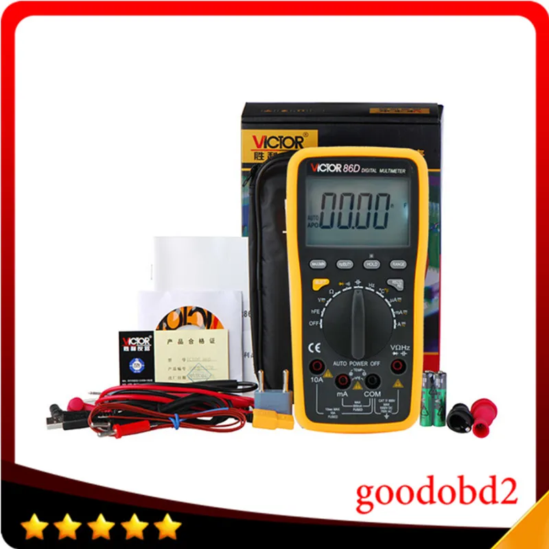 Digital Multimeter Meter VC86D Victor Multimeter VC30274,meter with RS232 USB and English Manual
Digital Multimeter Meter VC86D Victor Multimeter VC30274,meter with RS232 USB and English Manual