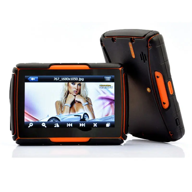 256M RAM 8GB Flash 4 3 дюймов Moto GPS навигатор Водонепроницаемый Bluetooth мотоцикл gps