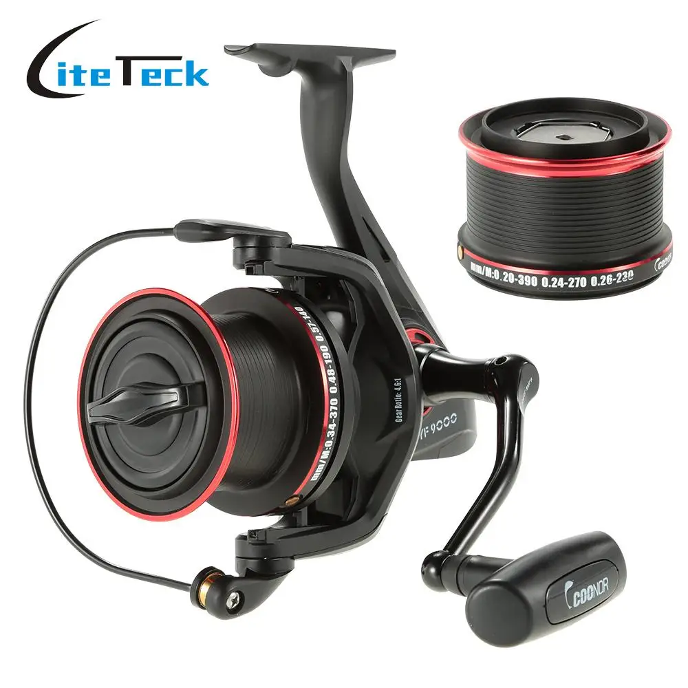 12+1BB Ball Bearings Spinning Reel YF8000+9000 Right/Left Interchangeable Handle Carp Fishing Reel with Free Spare Spool
12+1BB Ball Bearings Spinning Reel YF8000+9000 Right/Left Interchangeable Handle Carp Fishing Reel with Free Spare Spool