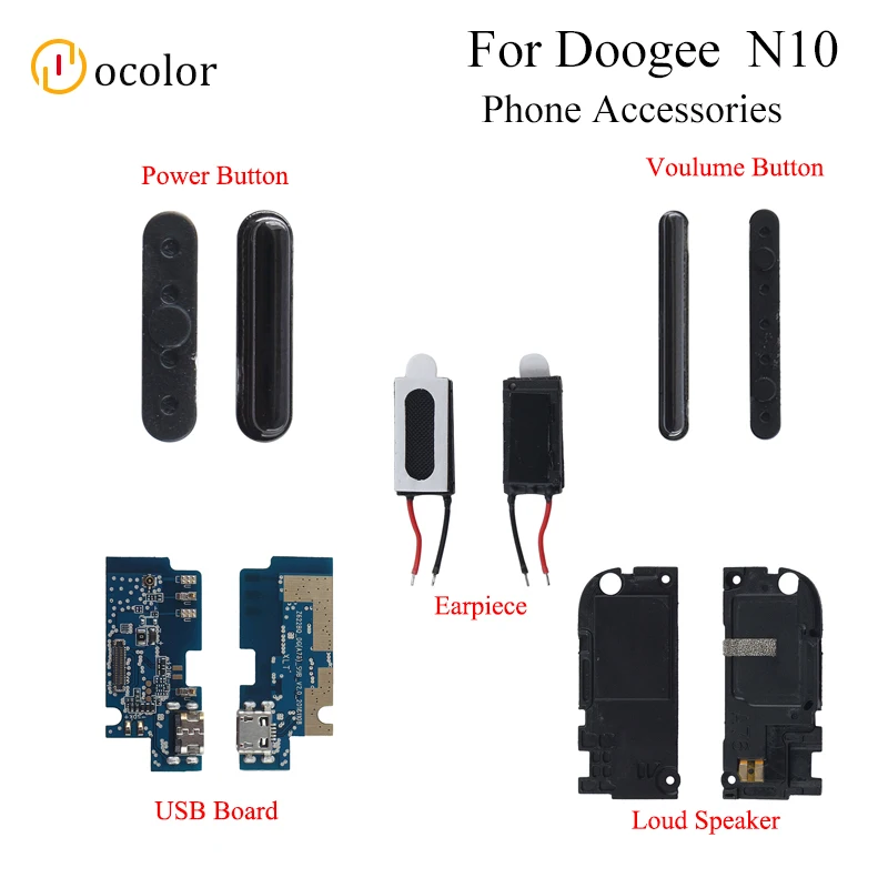 ocolor For Doogee N10 Earpiece Loud Speaker Power Button Volume Button For Doogee N10 USB Board Replacement Phone Accessories
ocolor For Doogee N10 Earpiece Loud Speaker Power Button Volume Button For Doogee N10 USB Board Replacement Phone Accessories