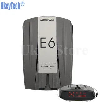 OkeyTech E6 Car Radar Detector Warning Electronic Dog 360 Degree Speed Control Road Safety Warner Alarm Russian/English Version
OkeyTech E6 Car Radar Detector Warning Electronic Dog 360 Degree Speed Control Road Safety Warner Alarm Russian/English Version
