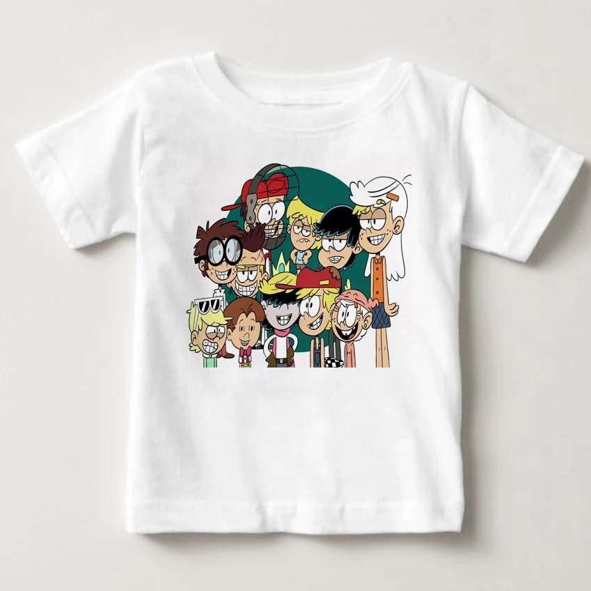 Cute Cartoon Print The Loud House Children T-shirts Kids Summer Funny Short Sleeve T Shirt Boys/Girls Tops Baby Clothing
Cute Cartoon Print The Loud House Children T-shirts Kids Summer Funny Short Sleeve T Shirt Boys/Girls Tops Baby Clothing