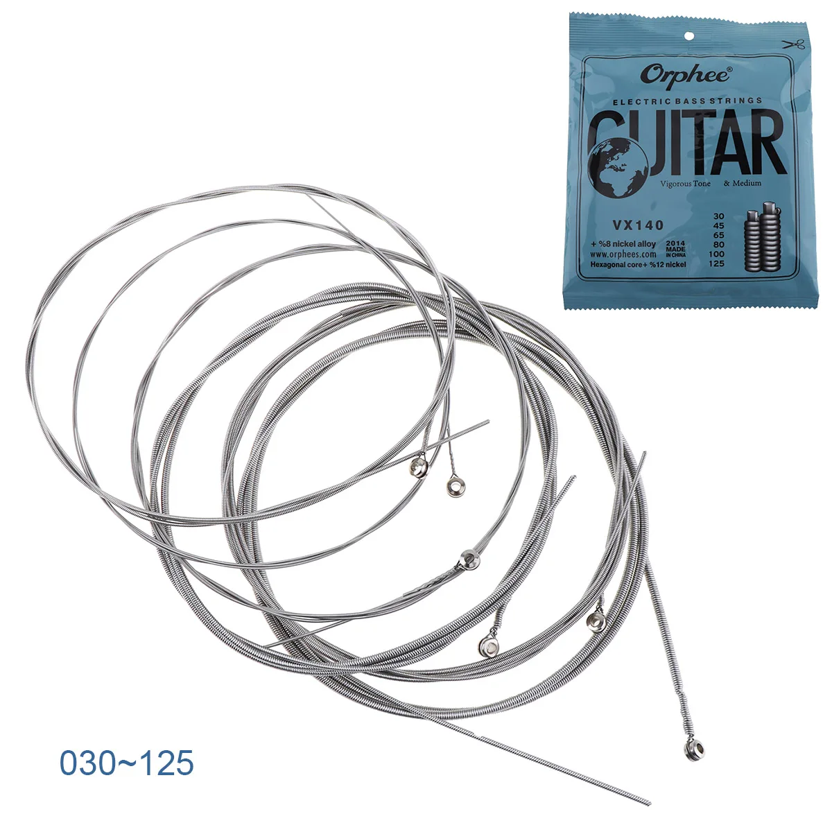 Orphee Sale VX140 Electric Bass Strings Hexagonal Steel Nickel Alloy Wire Medium Light Strong 6 Strings Guitar Accessories
Orphee Sale VX140 Electric Bass Strings Hexagonal Steel Nickel Alloy Wire Medium Light Strong 6 Strings Guitar Accessories