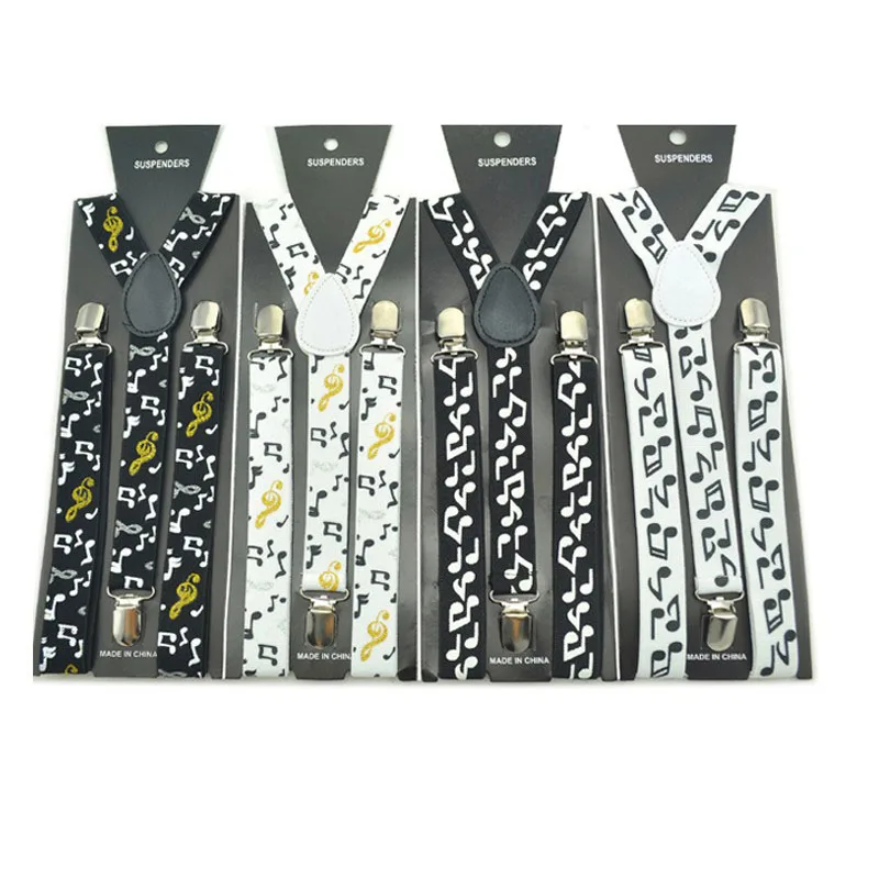 Winfox Vintage Black White Mens Trouser Suspenders Women 2.5cm Wide Music Note Print Braces Suspenders
Winfox Vintage Black White Mens Trouser Suspenders Women 2.5cm Wide Music Note Print Braces Suspenders
