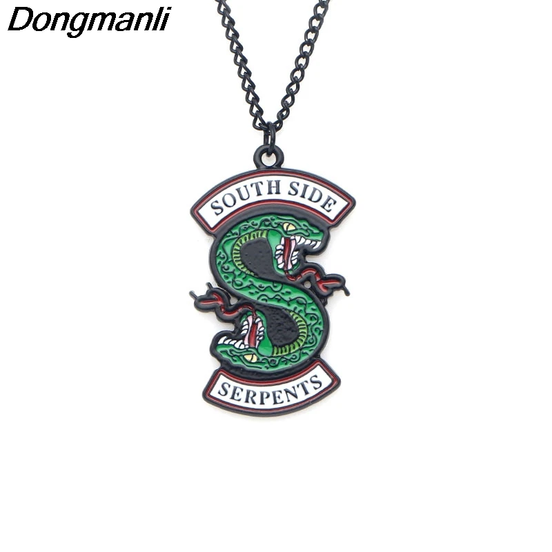 P2815 Dongmanli Fashion Riverdale South Side Serpents Metal Enamel Charm Pendant Necklace Fans gift Jewelry
P2815 Dongmanli Fashion Riverdale South Side Serpents Metal Enamel Charm Pendant Necklace Fans gift Jewelry