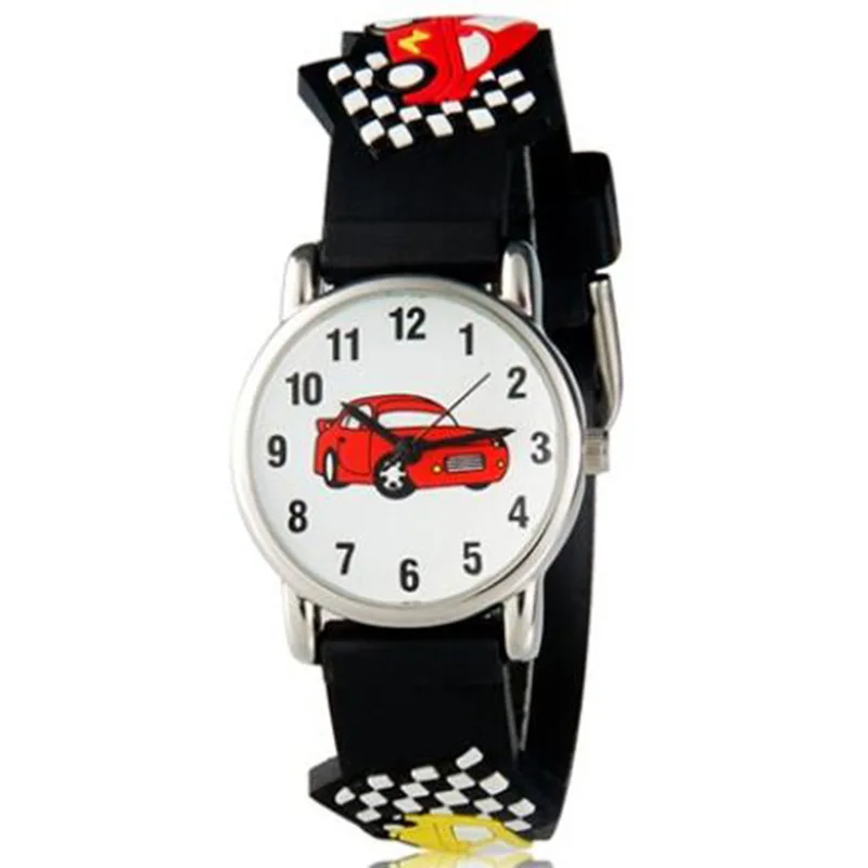 New 3D Cartoon silicone cars design watches student kids wristwatch fashion Children's watch for boy clock Ladies watch Relogio
New 3D Cartoon silicone cars design watches student kids wristwatch fashion Children's watch for boy clock Ladies watch Relogio