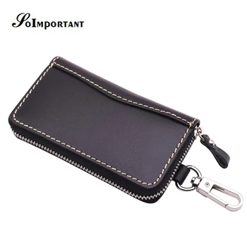 Genuine Leather Women Key Wallets Female Key Housekeeper Covers Zipper Car Key Case Bag Vintage Keys Holder Organizer Keychain
Genuine Leather Women Key Wallets Female Key Housekeeper Covers Zipper Car Key Case Bag Vintage Keys Holder Organizer Keychain