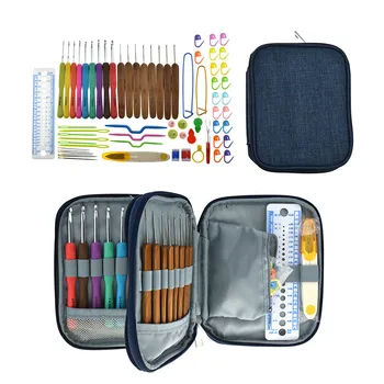 New Soft Rubber Handle Crochet Hooks Set With Bamboo Knitting Needles Sweater Yarn Knitting Accessories Set DIY Knitting Tools
New Soft Rubber Handle Crochet Hooks Set With Bamboo Knitting Needles Sweater Yarn Knitting Accessories Set DIY Knitting Tools