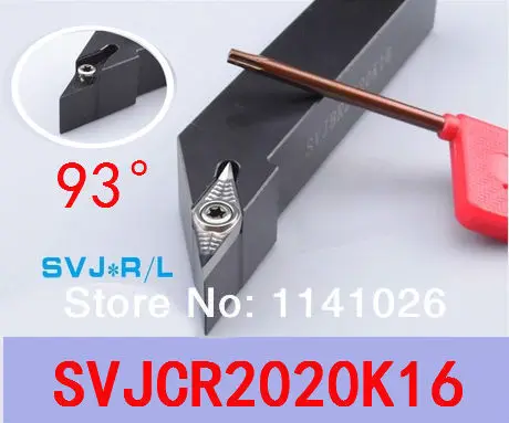 SVJCR2020K16 20*20mm Metal Lathe Cutting Tools Lathe Machine CNC Turning Tools External Turning Tool Holder S-Type SVJCR/L
SVJCR2020K16 20*20mm Metal Lathe Cutting Tools Lathe Machine CNC Turning Tools External Turning Tool Holder S-Type SVJCR/L