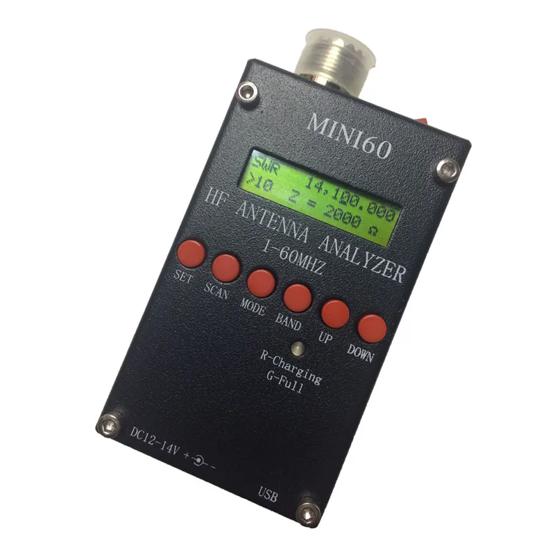 Sark100 1-60 Mhz Mini HF ANT SWR Antenna Analyzer SARK100 For Ham Radio Hobbists Home Audio Video with 3.7V Li-on Battery
Sark100 1-60 Mhz Mini HF ANT SWR Antenna Analyzer SARK100 For Ham Radio Hobbists Home Audio Video with 3.7V Li-on Battery
