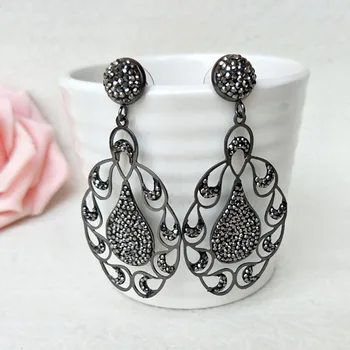 5 Pairs Fashion water-drop earrings Paved Rhinestone Crystal Charm Dangle earrings Finding Jewelry for women ER457
5 Pairs Fashion water-drop earrings Paved Rhinestone Crystal Charm Dangle earrings Finding Jewelry for women ER457