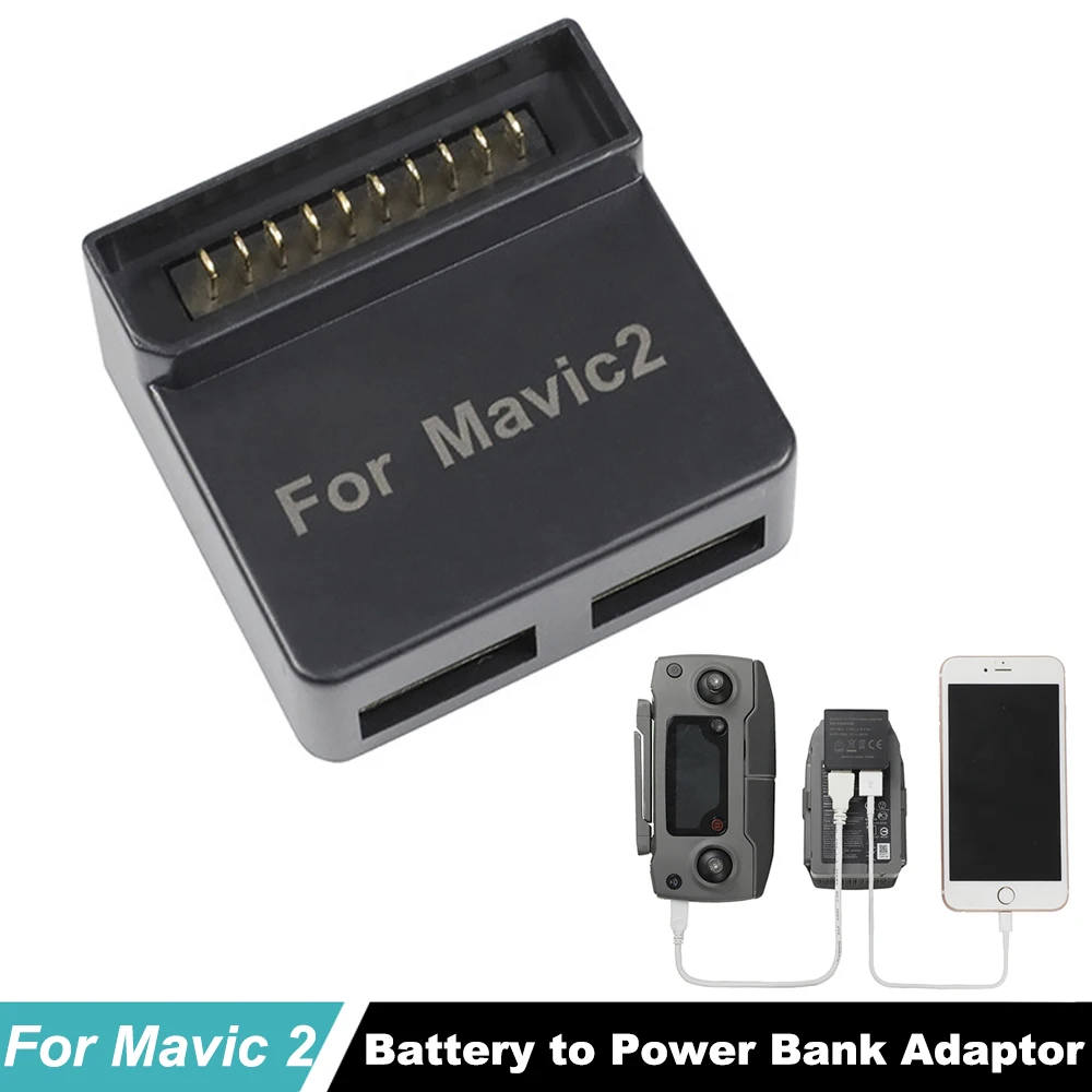 dji Mavic 2 Battery Adapter Mavic 2 Pro Zoom drone Battery to Power Bank Converter for DJI Remote Control Mobile Phone
dji Mavic 2 Battery Adapter Mavic 2 Pro Zoom drone Battery to Power Bank Converter for DJI Remote Control Mobile Phone