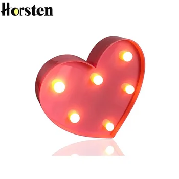 Horsten Red Heart Night Light 3D Marquee Romantic LED Lamp Bedroom Home Party Decoration Children Lover Anniversary Gifts
Horsten Red Heart Night Light 3D Marquee Romantic LED Lamp Bedroom Home Party Decoration Children Lover Anniversary Gifts