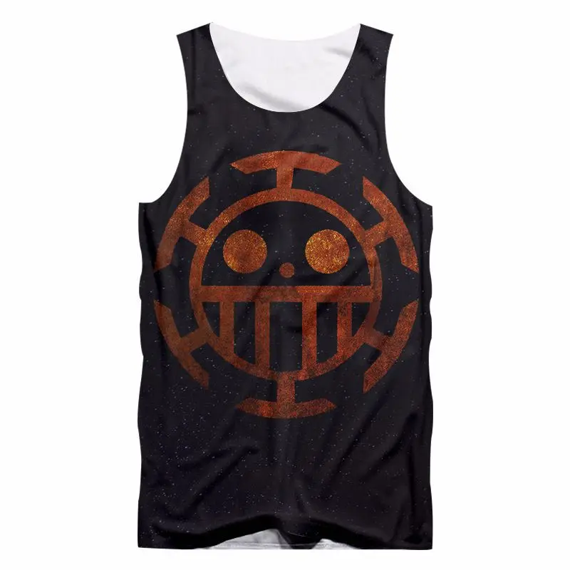 One Piece, Dragon Ball & Bleach 3D Tank Tops