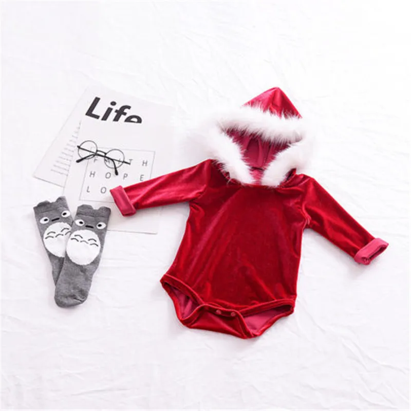 Christmas Fleece Hooded Long Sleeve Warm Rompers Jumpsuit Autumn Winter Newborn Baby Girls Clothes Outfits Fashion Xmas Pink Red
Christmas Fleece Hooded Long Sleeve Warm Rompers Jumpsuit Autumn Winter Newborn Baby Girls Clothes Outfits Fashion Xmas Pink Red