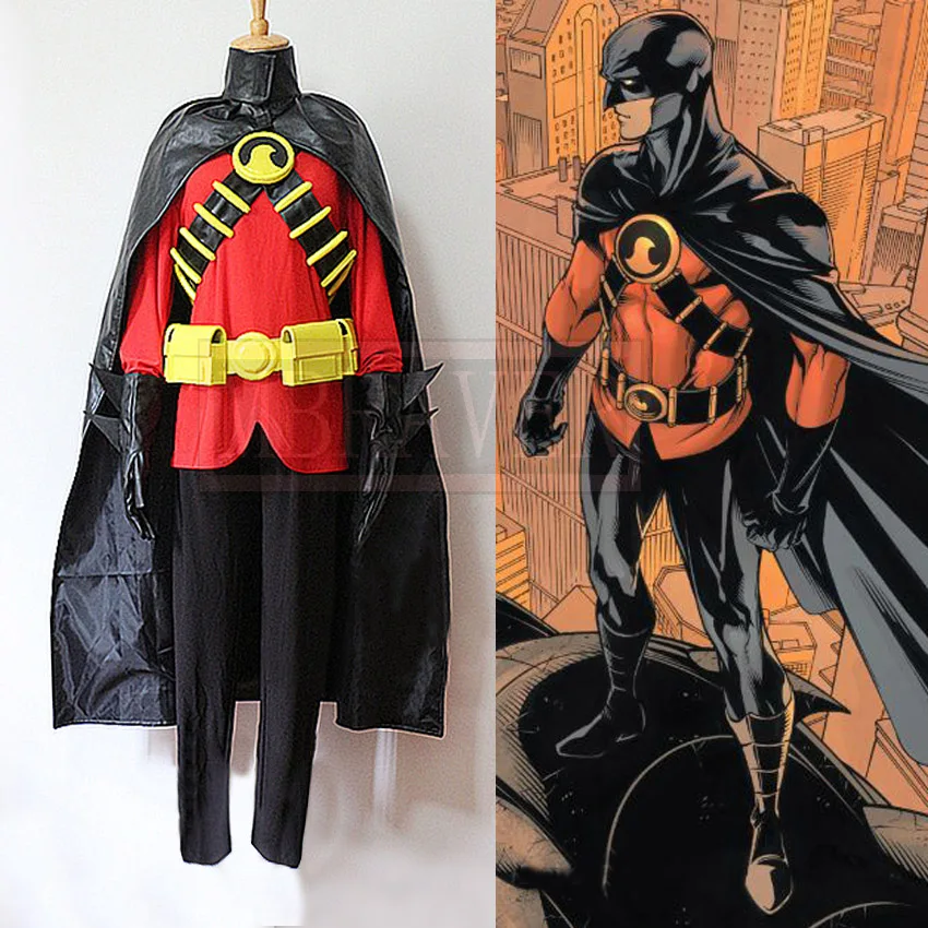 Batman Cosplay Red Robin Tim Drake Damian Costume New Cool Cape Outfits Uniform Halloween
Batman Cosplay Red Robin Tim Drake Damian Costume New Cool Cape Outfits Uniform Halloween