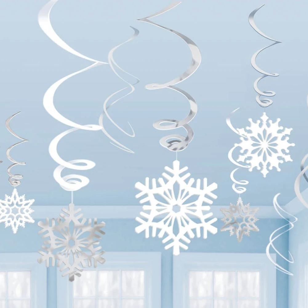 6Pcs Snowflake Hanging Swirls Hanging Snowflake Swirl Decorations For Frozen Themed Parties And Xmas Winter Wonderland Holiday P
6Pcs Snowflake Hanging Swirls Hanging Snowflake Swirl Decorations For Frozen Themed Parties And Xmas Winter Wonderland Holiday P