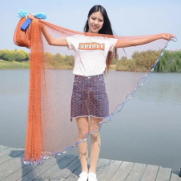 Multifilament Line with sinker or without sinker Cast Net Catch Fish Network Outdoor Hand Throw Fishing Nets Small Mesh Gill Net
Multifilament Line with sinker or without sinker Cast Net Catch Fish Network Outdoor Hand Throw Fishing Nets Small Mesh Gill Net