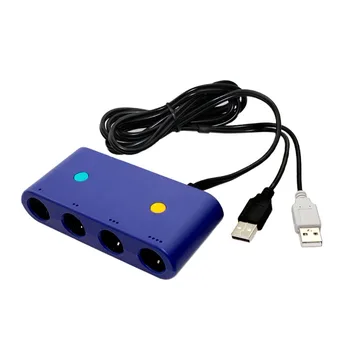 

4 Ports GC To WIIU PC Switch For GameCube GC Controllers USB Adapter Converter For Nintendo WiiU PC Game Accessory For NS Switch