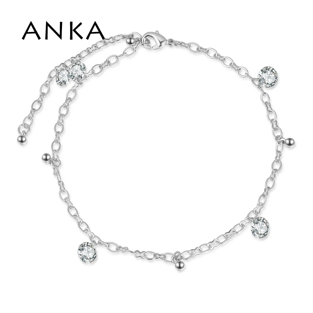 ANKA Summer Round Zirconia Anklets For Women Girl With Top Cubic Zirconia Fashion Charm Leg Foot Chain Jewelry #132882
ANKA Summer Round Zirconia Anklets For Women Girl With Top Cubic Zirconia Fashion Charm Leg Foot Chain Jewelry #132882