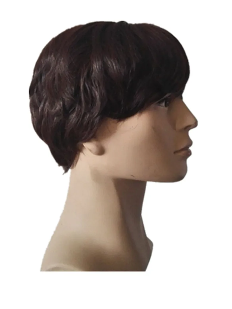 Fei-Show Brown Wigs Synthetic Heat Resistant Fiber Male Man Carnival Party Salon Halloween Costume Hairpieces Short Wavy Toupee
Fei-Show Brown Wigs Synthetic Heat Resistant Fiber Male Man Carnival Party Salon Halloween Costume Hairpieces Short Wavy Toupee