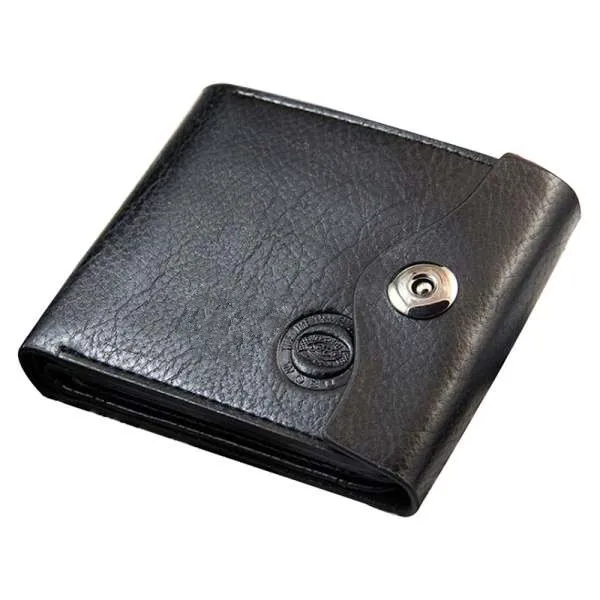 Mens Faux Leather Wallet with Credit Card Holder soft solid short wallet Purse (Black)
Mens Faux Leather Wallet with Credit Card Holder soft solid short wallet Purse (Black)