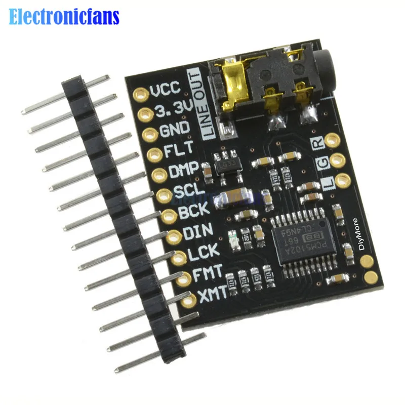 For Raspberry Pi pHAT Sound Card I2S IIC Interface Module PCM5102 Module Audio Board With Stereo Jack Beyond ES9023 PCM1794A DAC
For Raspberry Pi pHAT Sound Card I2S IIC Interface Module PCM5102 Module Audio Board With Stereo Jack Beyond ES9023 PCM1794A DAC