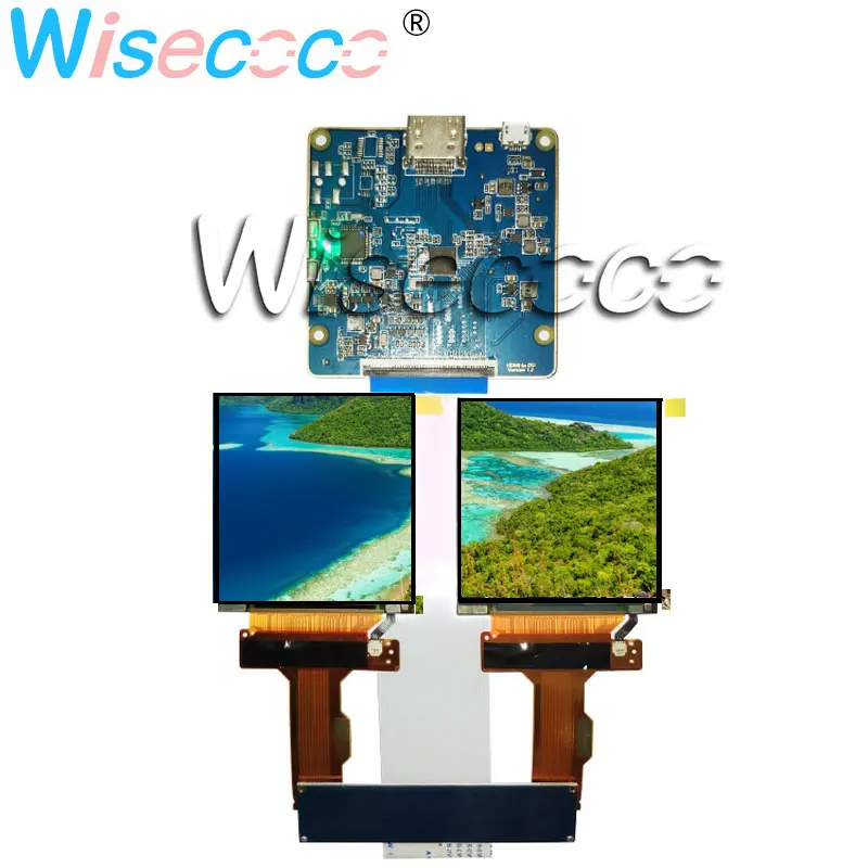 LS029B3SX02 2 9 дюймов 2K двойной экран ЖК 70 Гц разрешение 1440*1440 с платой управления