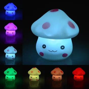 7 Colors Mini LED Night Light Mushroom Plastic Night Light Cute Lamp Decor Battery Operated
7 Colors Mini LED Night Light Mushroom Plastic Night Light Cute Lamp Decor Battery Operated