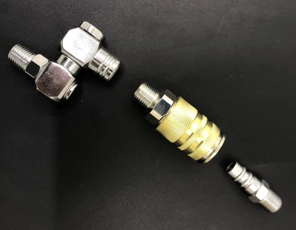 1/4" Thread Air Hose Quick Couple For Air Compressor Pneumatic Tools Female and Male Adapter Plug Set Europe USA American 2 in 1
1/4" Thread Air Hose Quick Couple For Air Compressor Pneumatic Tools Female and Male Adapter Plug Set Europe USA American 2 in 1