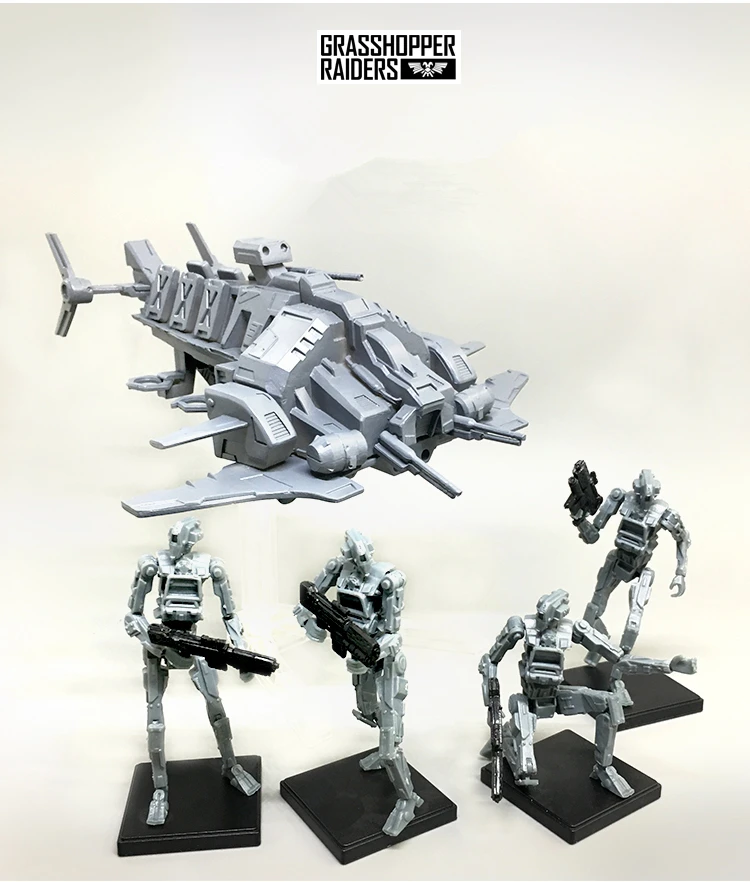 (5PCS/Set) JOYTOY 1/27 Plane and Soldiers Model Grasshopper Raiders Military model kit Unpainted
(5PCS/Set) JOYTOY 1/27 Plane and Soldiers Model Grasshopper Raiders Military model kit Unpainted