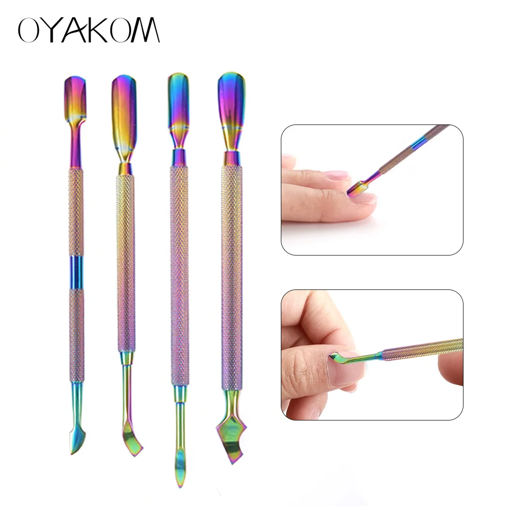 OYAKOM 1pcs Chameleon Nail Cuticle Pusher Stainless Steel Nail Polish Remover Tools UV Gel Polish Remover Manicure Nail Art Tool
OYAKOM 1pcs Chameleon Nail Cuticle Pusher Stainless Steel Nail Polish Remover Tools UV Gel Polish Remover Manicure Nail Art Tool