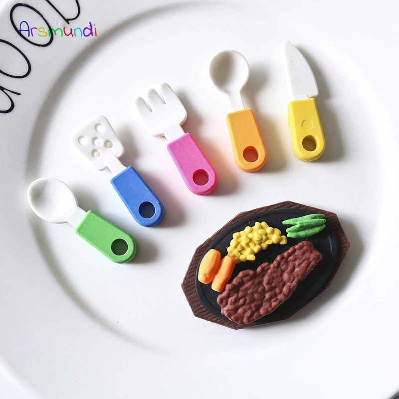 9Pcs/Lot Tableware Snack Rubber kawaii Eraser Art School Supplies Office Stationery Novelty Creative Pencil Correction Supplies
9Pcs/Lot Tableware Snack Rubber kawaii Eraser Art School Supplies Office Stationery Novelty Creative Pencil Correction Supplies